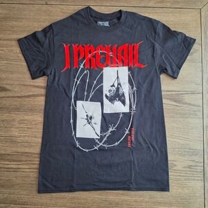 I Prevail Violent Nature Band T-Shirt Black Red Graphic Metalcore Men Small NWOT